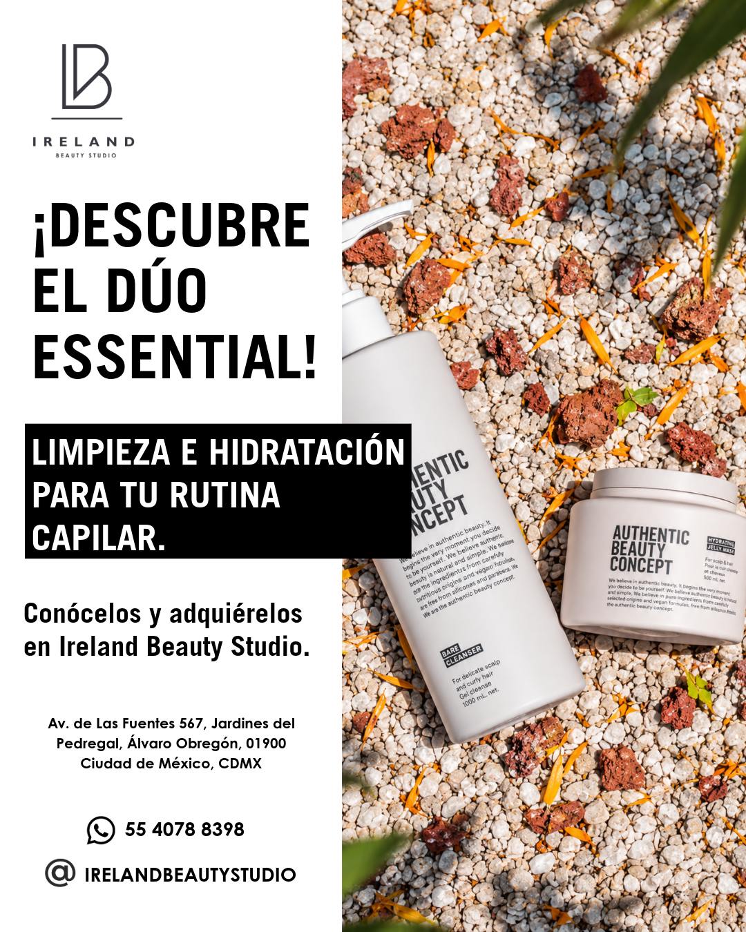 ✨ El cuidado auténtico comienza con lo esencial.

Descubre @authenticbeautyconcept.mx  y transforma tu rutina capilar con productos creados para cuidar tu cabello de una forma más consciente y sensorial. 🤍

Desde una limpieza suave hasta una hidratación profunda, encuentra los esenciales ideales para tu cabello y disfruta de un ritual de belleza que se siente tan bien como se ve.

Conócelos en Ireland Beauty Studio.
📍 Av. de las Fuentes 567, Jardines del Pedregal, Álvaro Obregón, CDMX
📲 55 4078 8398
📸 @irelandbeautystudio

#AuthenticBeautyConcept #IrelandBeautyStudio #HairCare #CuidadoCapilar #BellezaConsciente #HairBeauty #CDMX #JardinesDelPedregal #HealthyHair #BeautyRoutine